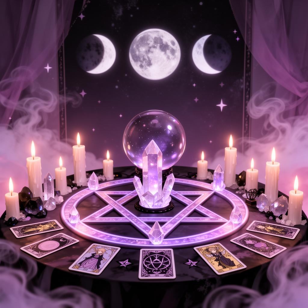 Lunar Ritual Altar