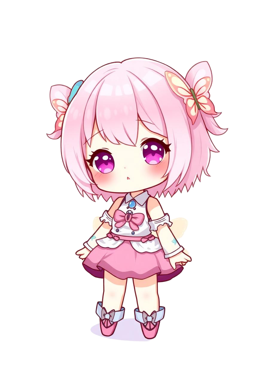 Pastel chibi VTuber preview